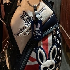 ゴルフ　人気キャディーバッグ　PsychoBunny