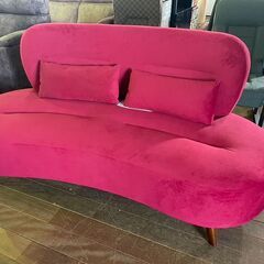 2.5Pソファ（レッド） 現品に限り92,400円ヲ24,800円