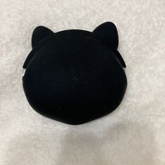 シリコン がま口コインケース 黒猫