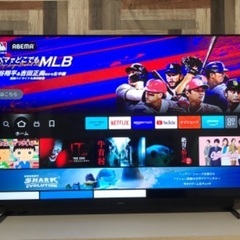 即日受渡❣️去年8月購入4K65型液晶 TV52500円