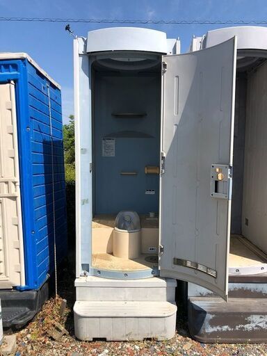 仮設トイレ 簡易水洗和式タイプ 男性用トイレ 2台セット