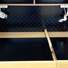 ☆ジモティ割あり☆ レンジボード ブラウン H179.5×D47×W104.5