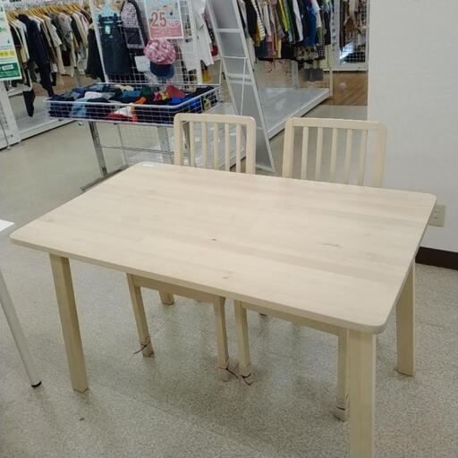 IKEAダイニングテーブルセット イス2脚  TJ806