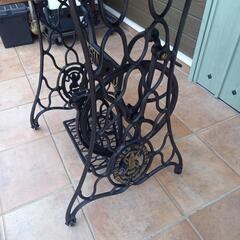 アンティークミシン脚テーブル singer