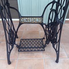 アンティークミシン脚テーブル singer