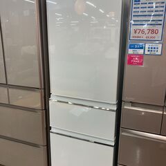 【1年保証】ホワイトカラーの三菱3ドア冷蔵庫が入荷しました。