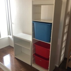 ※受け渡し者確定【無料】IKEA 子供部屋用 収納家具　2点＋カ...