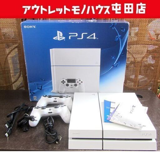 PlayStation 4 ホワイト 500GB CUH-1200a ソフト3本-