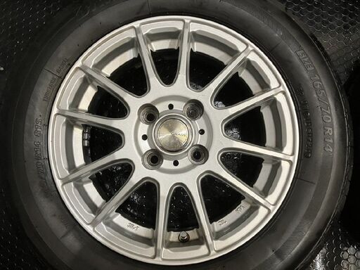 タイヤ、ホイール 【BS NEXTRY 165/70R14】夏タイヤ【GRASS 14インチ 