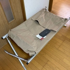 6097【程度良好】スノーピーク コット ハイテンション 床面保護カバー セット スノーピーク コットハイテンション 床面保護カバー付