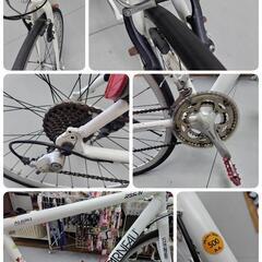 J006★使用感有り★クロスバイク★LOUISGARNEAU★AL6061★2✕8段