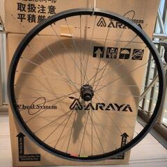 自転車ホイール(アラヤ製)　ハブ(シマノ製)