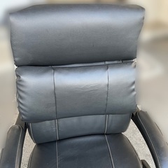 J2430 NITORI ニトリ アクリス リクライニングワークチェア 合皮ワークチェア オットマン付 クリーニング済み