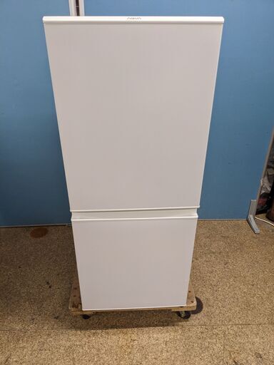 2021年製 冷蔵庫 AQUA アクア ノンフロン冷凍冷蔵庫 2ドア 家電 ホワイト 白 シンプル 生活家電　AQR-13E8