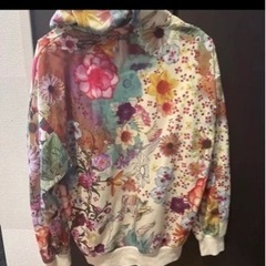 激レア adidasブルゾン 花柄パーカー