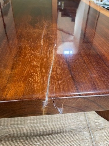 紅紫檀　座卓テーブル　一枚板　153センチ×85センチ
