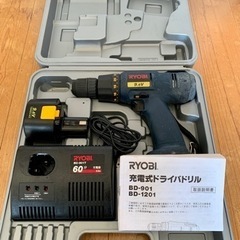 【値下げ特価‼️】RYOBI 充電式ドライバドリル BD-901