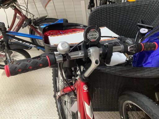 美品】子供用自転車 22インチ 変速あり DRIDE レッド【ユーズドユーズ