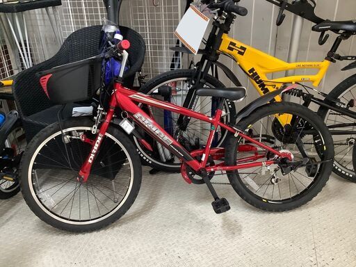 【美品】子供用自転車 22インチ 変速あり DRIDE レッド【ユーズドユーズ名古屋天白店】J2556