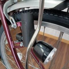 点検整備済み　26インチ変速付きのママチャリ　安心のブリヂストン製　前後タイヤ、ワイヤー類、カゴ、サドル等新品に交換済み