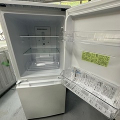 美品 SHARP ノンフロン冷凍冷蔵庫 152L 2021年製 SJ-D15G-W
