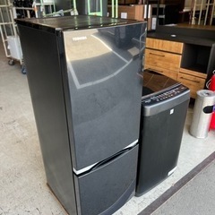 黒 冷蔵庫 洗濯機 福岡 配達可能/保証有り
