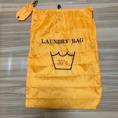 laundry bag表記のエコバッグ