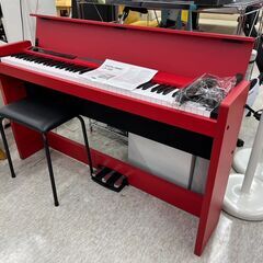 KORG　赤い電子ピアノ　※液晶表示欠けあり