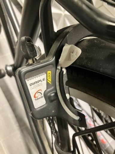 武田産業　26インチ　リベルタウン　自転車　ブラック　6段変速