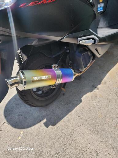 ホンダリード125  モリワキマフラー