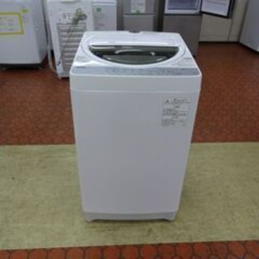 ID344204　7K洗濯機　東芝　2019年製　AW-7G6（W）　※サビ・キズ有