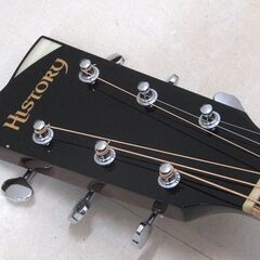 History ヒストリー アコースティックギター NT202 社外製ギグケース付属 中古品 動作確認済み