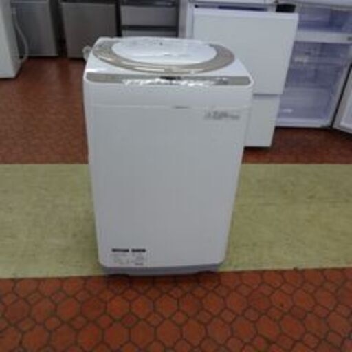 ID328914　7K洗濯機　シャープ　2016年製　ES-K70R-N　※キズ有