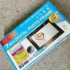 新品未開封 KEIAN 7インチ デジタルフォトフレーム リモコ...