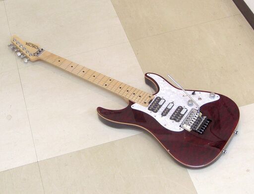 SCHECTER シェクター エレキギター SD2-24 レッド 日本製 中古美品 動作確認済み 純正ギグケース付属