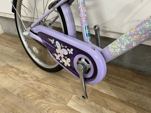 中古】子供用自転車 ブリヂストン エコパル 20インチ パープル
