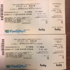 哀れな父親を助けてください…木下大サーカス新潟講演指定席 少しだけ割引