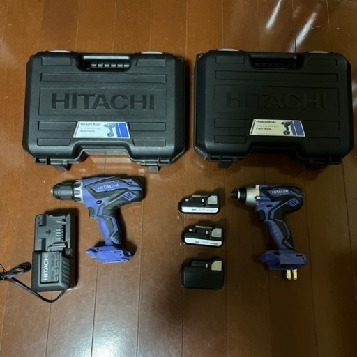 日立　ハイコーキ　14.4V インパクト\u0026ドリル　コンボ品　完動品