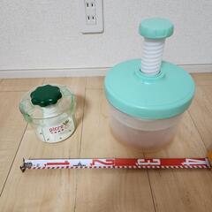 漬物容器　大小2個