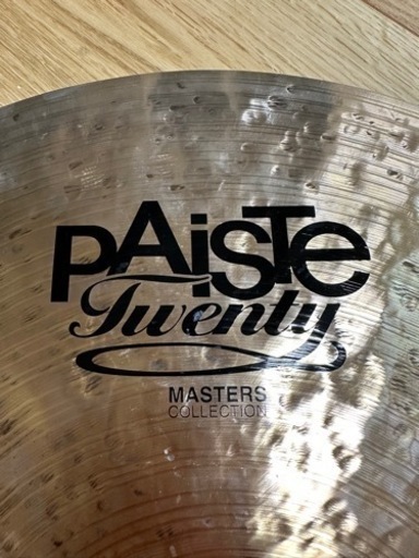使用少なく超美品】PAISTE twenty masters DARK RIDE20