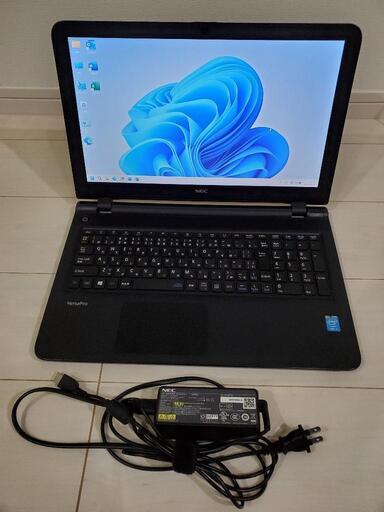 NEC ノートパソコン　Core i3　Win11Pro　SSD　(訳あり:注意書き)