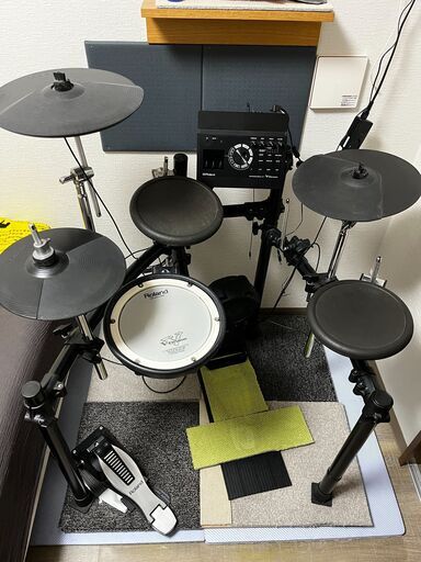 【再値下げ】Roland V-Drum TD-4K-2（音源モジュールをTD-17に交換）完動品