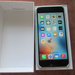 iphone 6s plus シルバー 中古 au(sim フリー）64GB