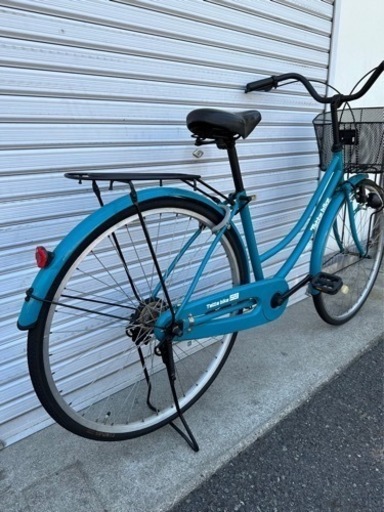 ☆前後タイヤ新古品☆ 27型軽快車 防犯登録料込‼︎