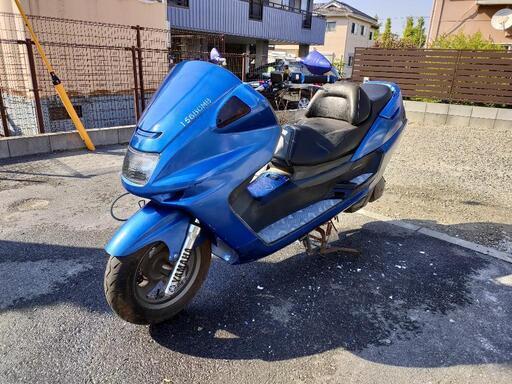 【再投稿】ヤマハ　マジェスティ250 実働　前後ディスクブレーキ　カスタム車両