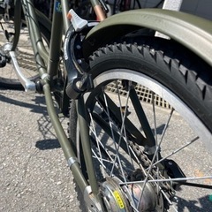 (取引中)ブリヂストン　ミニベロ　ベガス(カーキ)