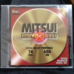 三井化学GOLD 録画用CD−R 未開封品  お譲りします