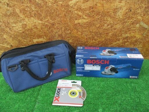296 125mmディスクグラインダー X-LOCK  BOSCH ボッシュ GWX750-125SJ 長期保管品