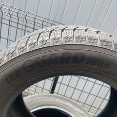 215/55R16 スタッドレス 【バリ溝】ヨコハマ IG60 中古品4本セット