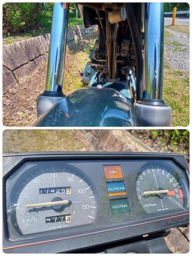 ホンダ CB125T ダークグリーン ニ気筒 125cc MT